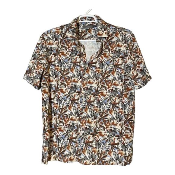 Daniel Cremieux Short Sleeve Button Up Shirt Multi-Color Floral XL - Picture 1 of 14